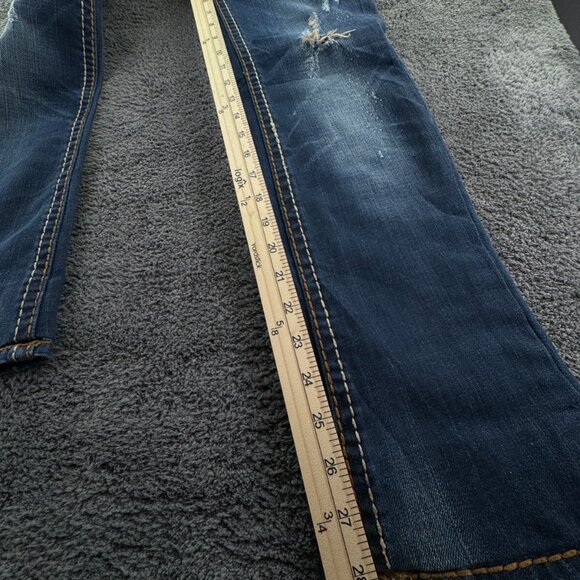 Rock Revival Patti Boot Cut Women's Denim Jeans Size 28 Adult Embellished Grunge - Picture 8 of 16
